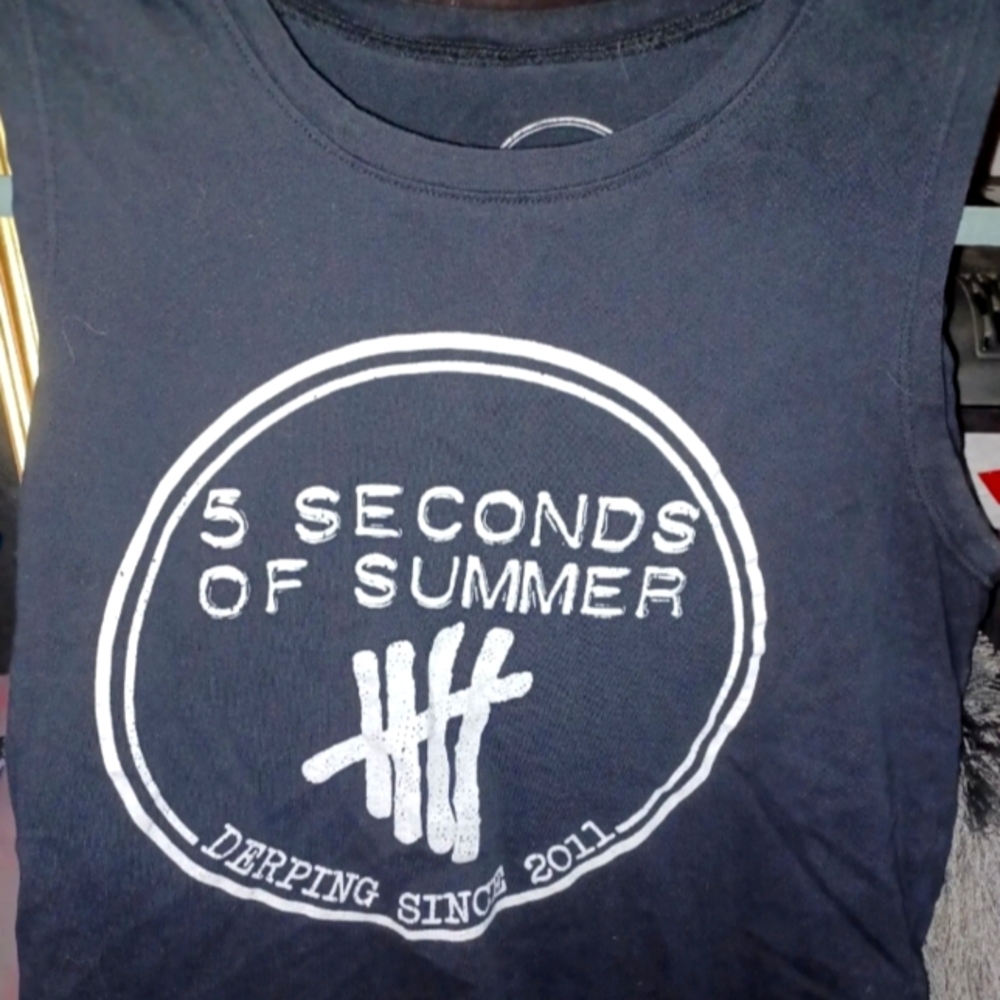 5 Seconds Of Summer Womens Band Tank Top